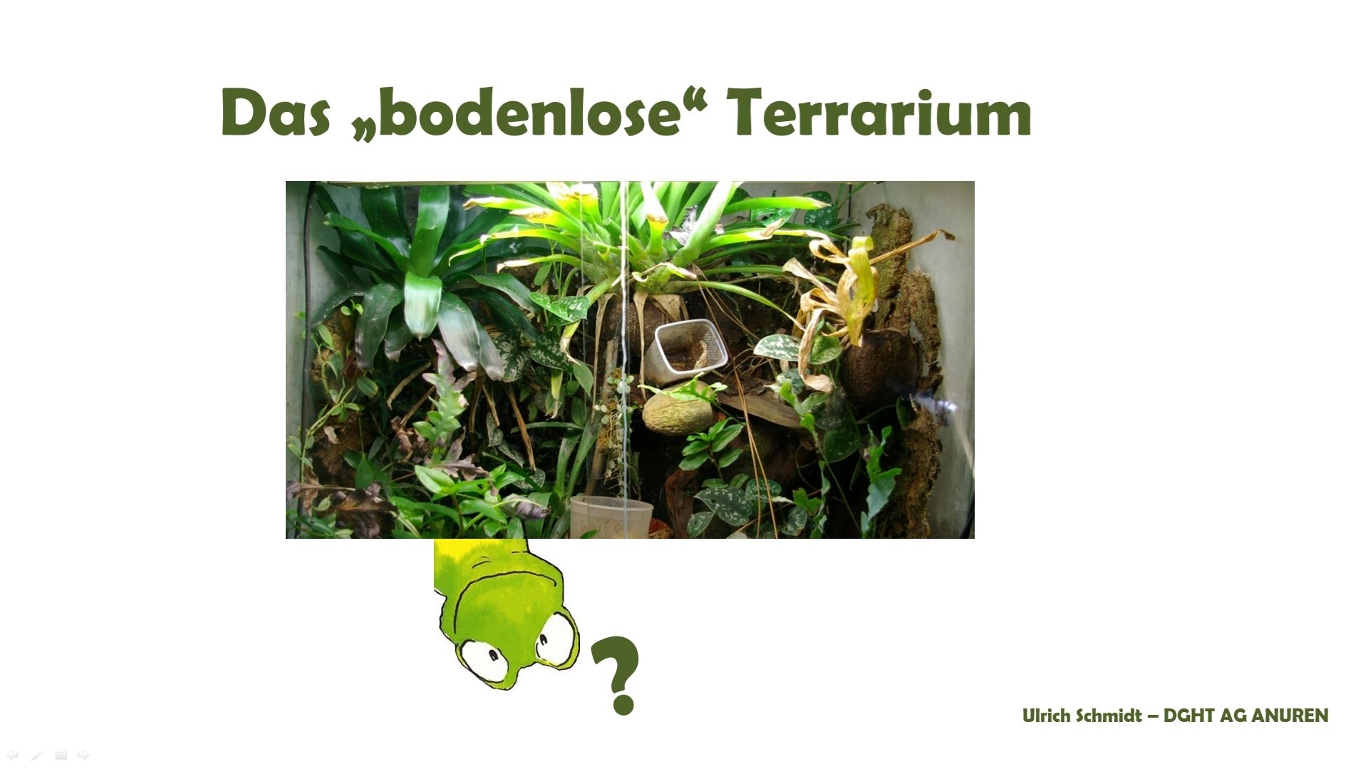 Uschmidt bodenloses Terrarium